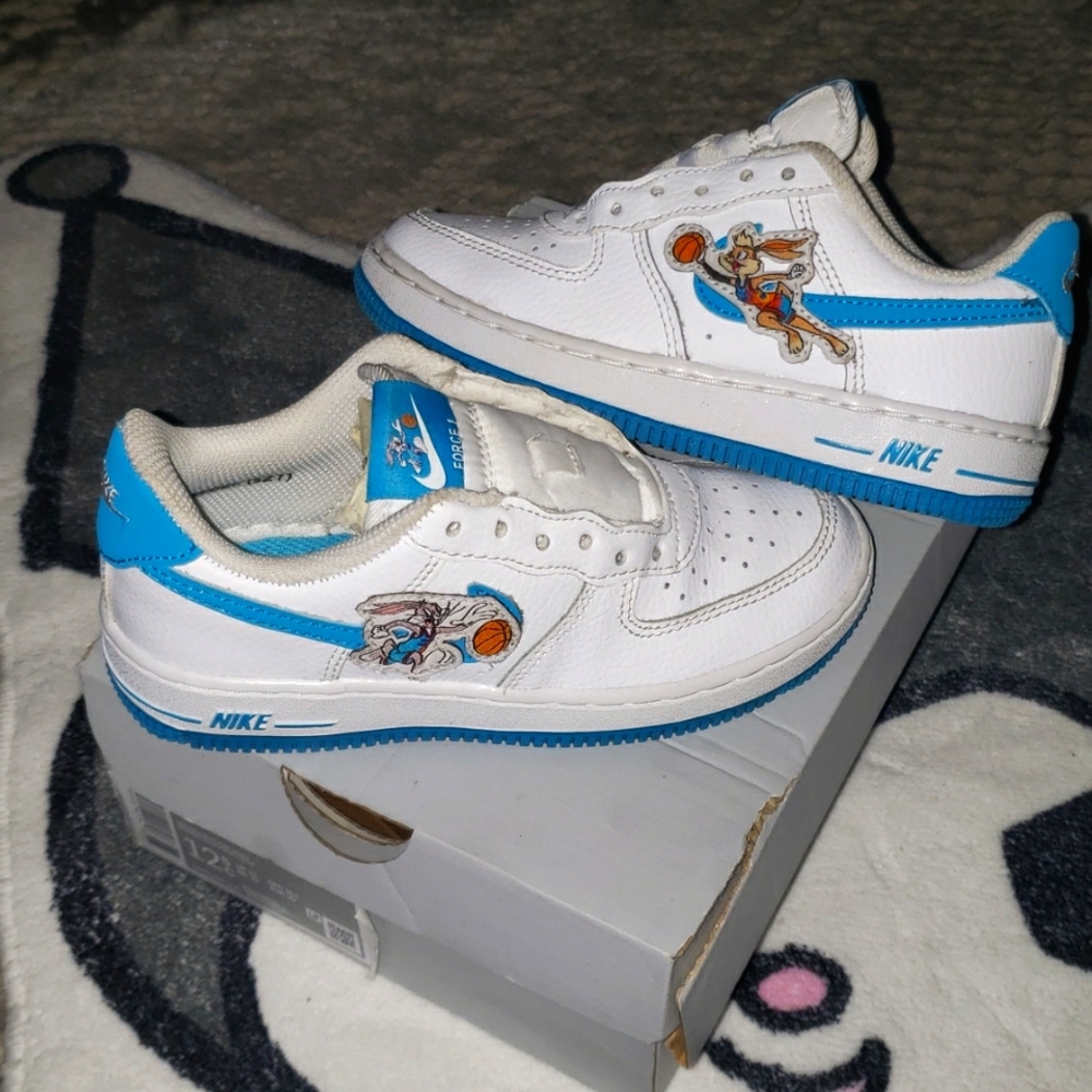 Kids nike force 1 space jam
